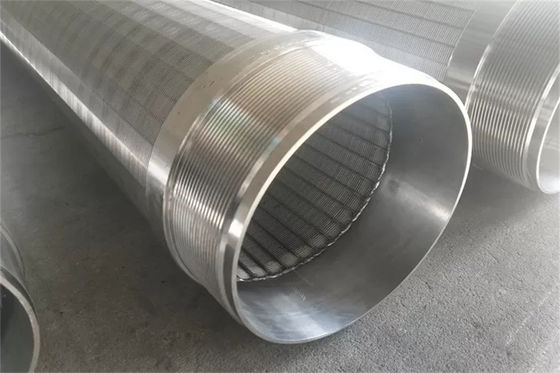 磨く浄水器スクリーンの網2.8 - 6mmのくさびワイヤーこし器