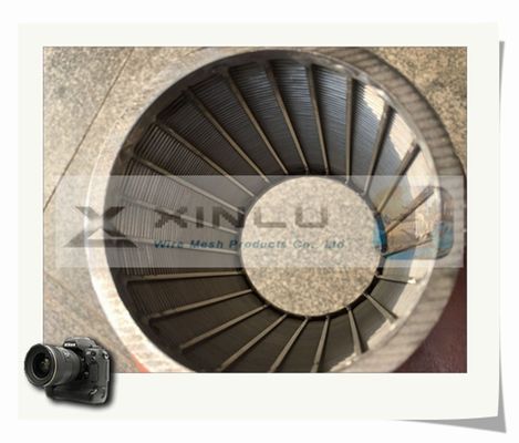 60mmの直径Vワイヤー スクリーンの管SS 316Lはワイヤー スクリーンの管をくさびで留める