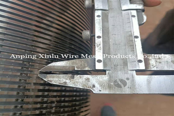 3.2x6mm連続的なスロットVee深い井戸の訓練のためのワイヤーによって包まれるスクリーンの管