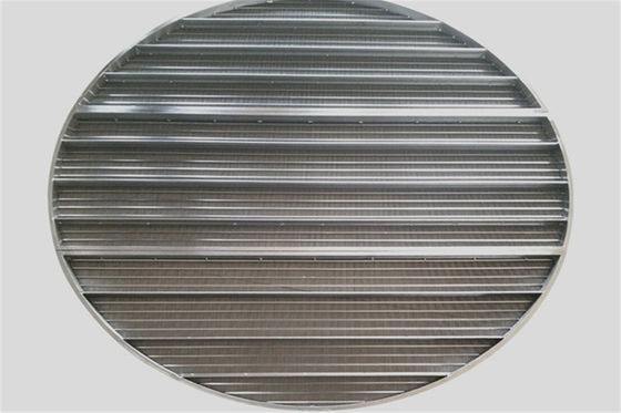 イオン交換体のための直径1250mm Xスロット0.5mm共同タイプくさびワイヤー サポート格子