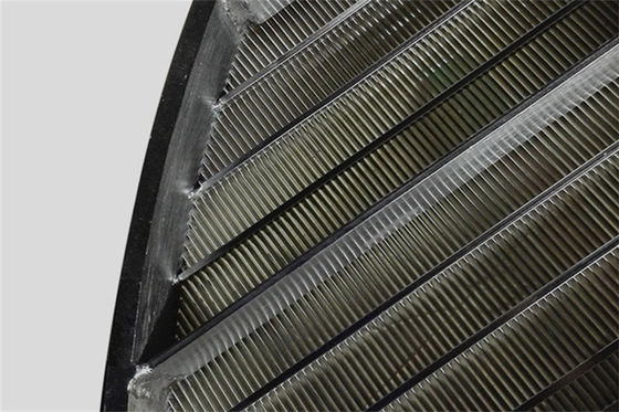 イオン交換体のための直径1250mm Xスロット0.5mm共同タイプくさびワイヤー サポート格子