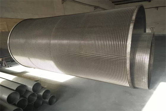 逆は同じ高さの回転式スクリーンのドラムくさびワイヤー円柱OD450 X 500mmを焼く