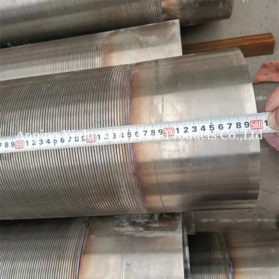 16-3/4&quot; SS316L ジョンソンワイヤースクリーンチューブ 426mm 水井のためのスレッドエンド