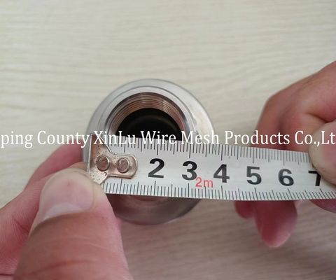 スターンパーツ ステンレス・スティール ジョンソン・スクリーン・ノズル 1.8x2.5mm サポートワイヤー付きの水フィルターノズル