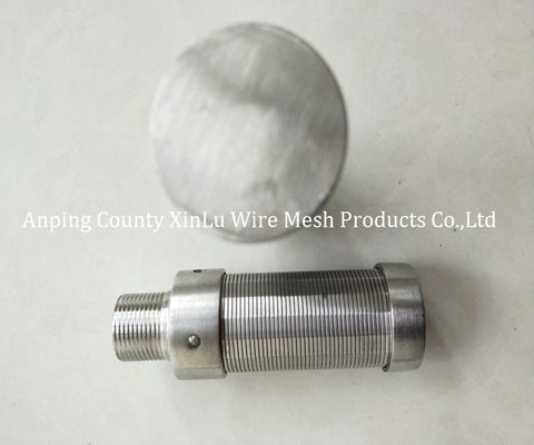 蝋燭のステンレス鋼のろ過材のElectropolished Vワイヤー スクリーン25 - 108mm Dia