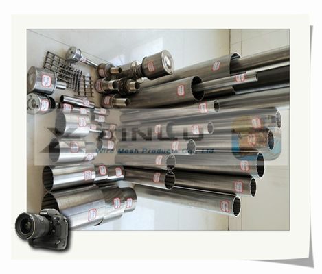 SS201 SS205ワイヤーによって包まれるスクリーンVの形のこし器オイル十分スクリーン