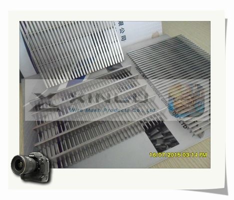 プロフィールのくさびワイヤー スクリーンのパネルはステンレス鋼1.2x2m 3x5mmを溶接した