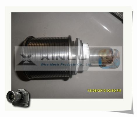 1.5トンの砂の浄水器のノズルは包んだ0.2mmスロット57mm DNをワイヤーで縛る