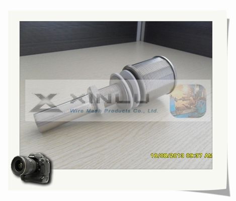 長い首のくさびワイヤーはDN 53mmをノズルを通して出す砂フィルターが0.2mmスロットをノズルを通して出す