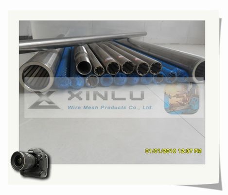 0.05mmスロットVワイヤー スクリーンは詰るくさびスクリーン フィルター6000mm長さを配管しない