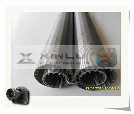 井戸のくさびワイヤー スクリーンの管SS201 80mm - 500mmの直径