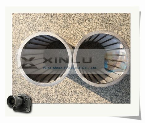 60mmの直径Vワイヤー スクリーンの管SS 316Lはワイヤー スクリーンの管をくさびで留める