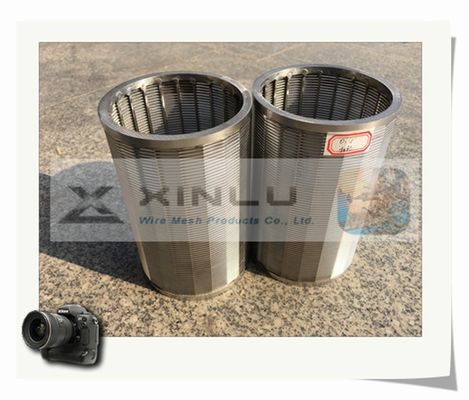 60mmの直径Vワイヤー スクリーンの管SS 316Lはワイヤー スクリーンの管をくさびで留める