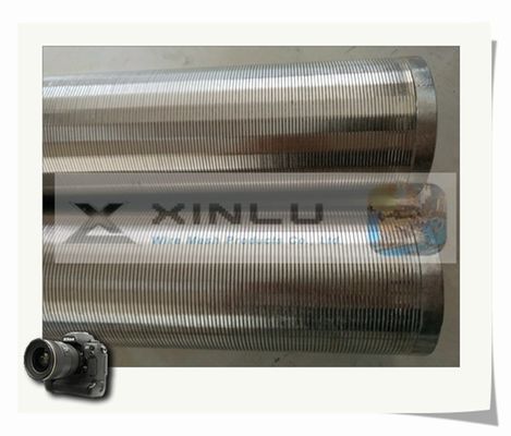 0.05mmスロットVワイヤー スクリーンは詰るくさびスクリーン フィルター6000mm長さを配管しない