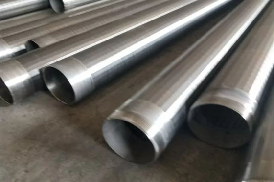 耐熱性ワイヤーによって包まれるスクリーンSS304 100mm - 6000mmの長さの井戸水の供給管