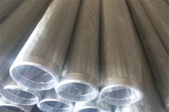 耐熱性ワイヤーによって包まれるスクリーンSS304 100mm - 6000mmの長さの井戸水の供給管
