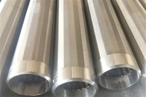 耐熱性ワイヤーによって包まれるスクリーンSS304 100mm - 6000mmの長さの井戸水の供給管