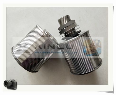Hastelloyのくさびワイヤー浄水器はフィルター樹脂のための大きい頭部ジョンソンをノズルを通して出す