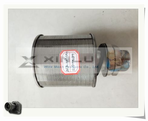 Hastelloyのくさびワイヤー浄水器はフィルター樹脂のための大きい頭部ジョンソンをノズルを通して出す