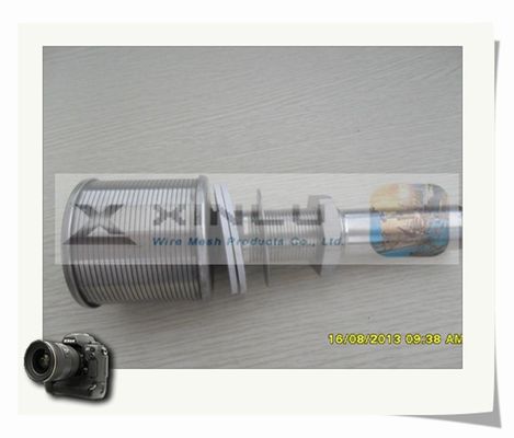 ステンレス鋼 スクリーンの浄水器はワイヤー傷0.15-10mmの流れの評価をノズルを通して出す