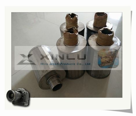 SS304浄水器はO.D 57mmのこし器のくさびワイヤー ノズルをノズルを通して出す