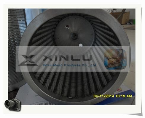 3.3 x 6.5mmのステンレス鋼のくさびワイヤー0.7mmスロット円柱こし器はカスタマイズした