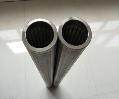 89mm SSのこし器フィルターは連続的なスロット十分スクリーンをカスタマイズした