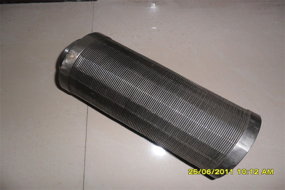 非詰るステンレス鋼のフィルタ・ガーゼ水部のくさびワイヤーこし器