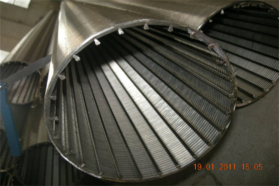 OD 126mm連続的なスロット スクリーンのステンレス鋼AISI 316の管