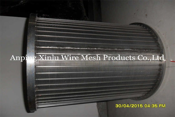 520mm ODのくさびワイヤー スクリーンの網SS304 SS321のステンレス鋼の網シリンダー
