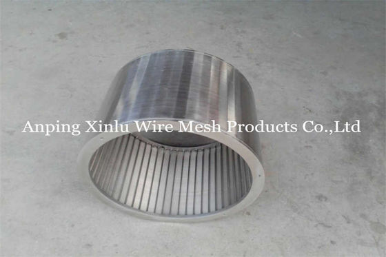 OEM Vワイヤー回転式ドラム スクリーンの管Flangの200ミクロン スロット620 x 600mm