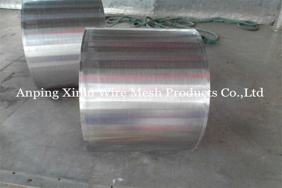 OEM Vワイヤー回転式ドラム スクリーンの管Flangの200ミクロン スロット620 x 600mm