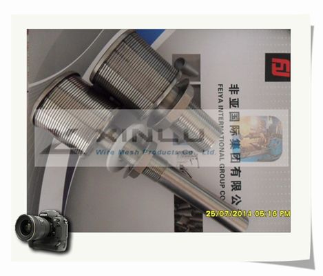 316L長い首のジョンソン ワイヤー フィルターは水処理のためにノズルを通して出す