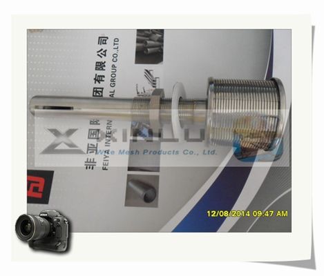 316L長い首のジョンソン ワイヤー フィルターは水処理のためにノズルを通して出す