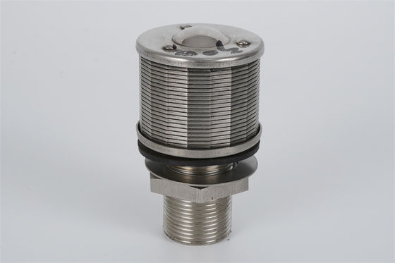 ステンレス鋼の316Lくさびワイヤー媒体の保持のノズルNptの糸57mmの直径